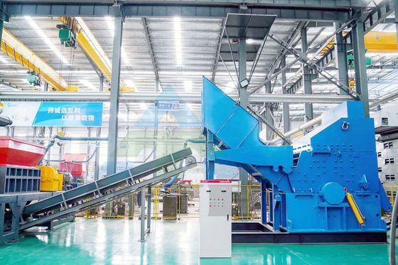 55kW krachtige hydraulische versnipper voor schroot aluminium