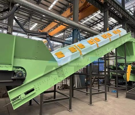 Sortingsapparatuur voor stortplaatsen met afvalverzamelaar Trommel Screen in goede staat