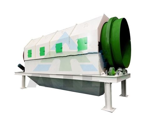 60-90% zakbrekingspercentage Kleine roterende trommel zeefscherm voor afvalrecyclageapparatuur