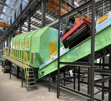 Machines voor het sorteren en recyclen van roestvrij afval voor stedelijk afvalbeheer 500 ton/dag