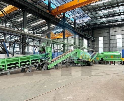 Lijn voor het sorteren van afval met een gewicht van 2000 kg voor milieuvriendelijk afval