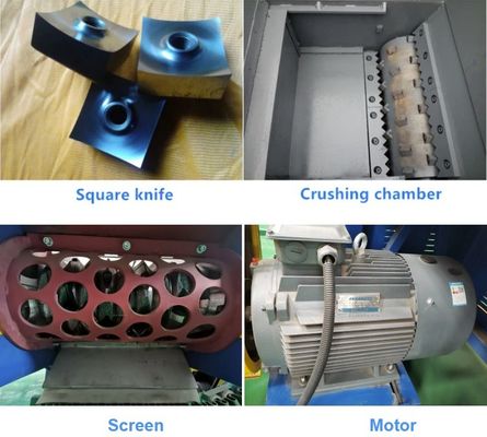 Plastic Shredder Machine voor het recyclen van ABS PE PP-buis en polyurethaanfoom