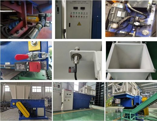 Plastic Shredder Machine voor het recyclen van ABS PE PP-buis en polyurethaanfoom