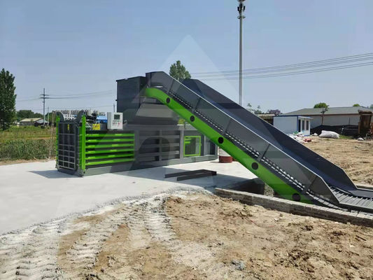 Densiteit Plastic flessen verpakking automatische horizontale karton afval karton papier pers baler machine