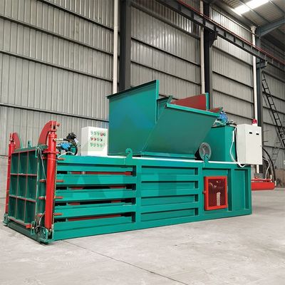 Automatische werking Afval karton persbaler voor plastic flessen Kleding huisdieren blikken