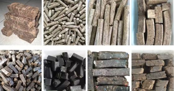 Makkelijke werking Brandstof Briquette Press Machine voor Biomassa Sauwstof Briquette Making