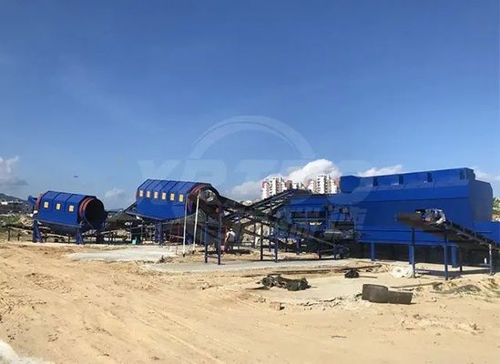20-100 t/h Huishoudelijke afvalsorteerinstallatie-apparatuur met afvalscheidingsmachine