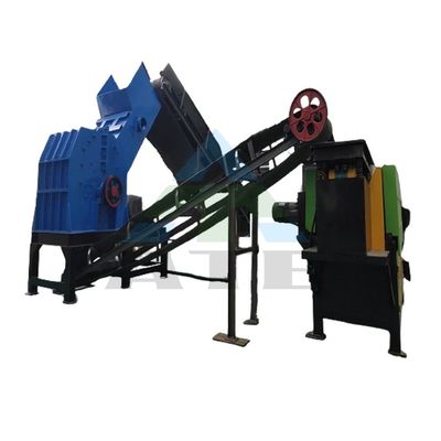 AC-motor grote shredder voor multifunctionele schroot metaal staal plaat breekmachine