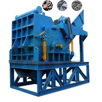 Gemakkelijk te bedienen Persoonlijke industriële schroot blikbreker Twin Shaft Shredder Kracht kW 55