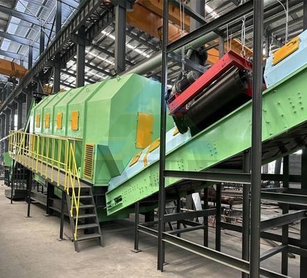 60-90% zakbrekingspercentage Vaste afvallucht sorteren en scheiden vuilnis screening machine