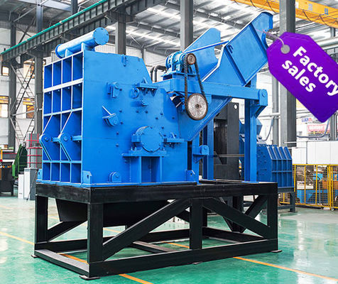Kleine grootte 1-2 ton per uur metaalbreker machine voor aluminium blikken en ijzer versnippering