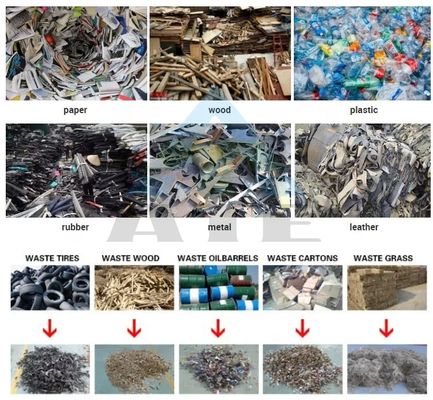 Sleutelwoorden Twee schacht plastic shredder voor duurzaam rubber crumb band shredding
