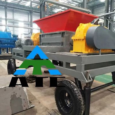 Rubber crumb afval Plastic houtband buis pallet shredder met 200-2200mm Input Size