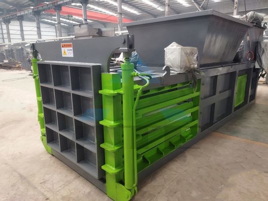 Horizontale hydraulische baler voor metaalschroot, kleding, aluminium blikken en papierverpakkingen