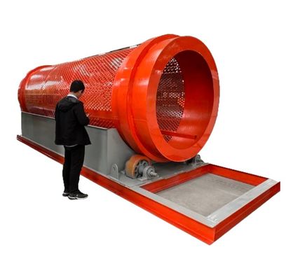 Afvalrecycling Trommel Screen Screening Machine met eenvoudige bediening en onderhoud op het terrein