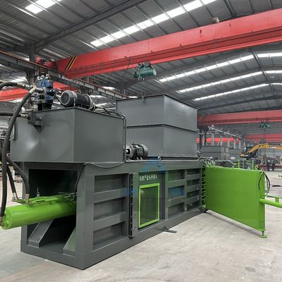 Horizontale hydraulische baler voor metaalschroot, kleding, aluminium blikken en papierverpakkingen