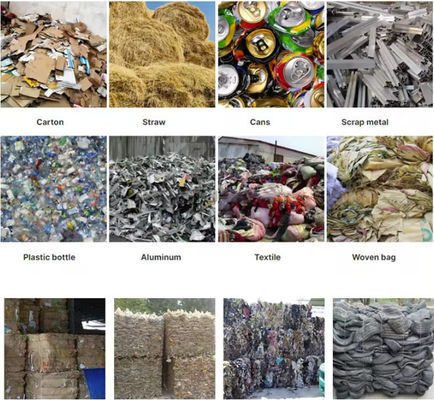 10-120 T Hydraulische Verticale Compactor Metal Scrap Baling Press Baler Machine voor karton afvalpapier