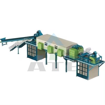 Na-service Onderhoud op het terrein Grote capaciteit Rotary Drum Trommel Screen voor vast afval