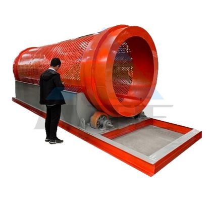 Machine voor het sorteren van vaste afvalstoffen Schachtloze afvalscherm-mijnmachine met een spanning van 380 V