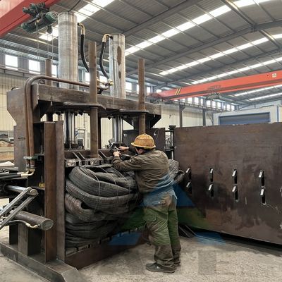 Verticale hydraulische balpers voor afval van plastic flessen voor huisdieren banden en afvalpapier