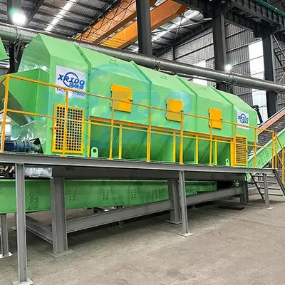 Afvalverzamelaar Automatische huishoudelijke afvalscheiding Machine Drum Screening Machine