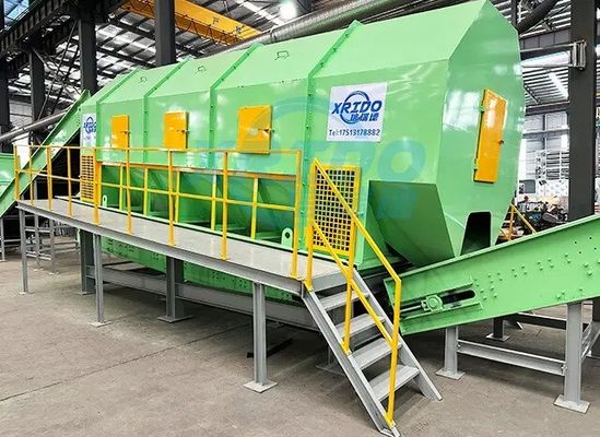 Afvalverzamelaar Automatische huishoudelijke afvalscheiding Machine Drum Screening Machine