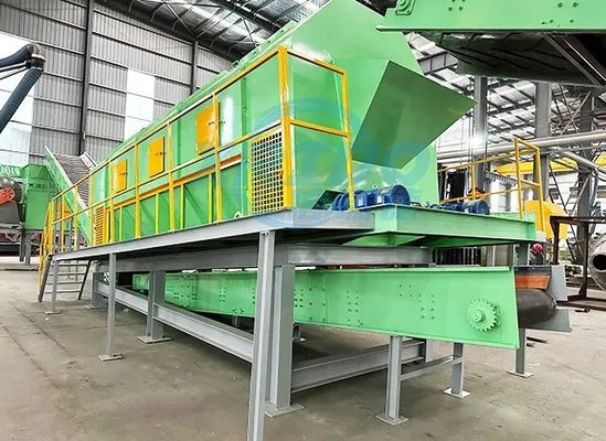 Afvalverzamelaar Automatische huishoudelijke afvalscheiding Machine Drum Screening Machine