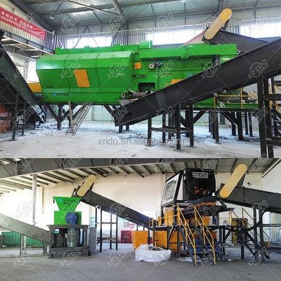 Automatische luchtseparator voor 400T/D afvalsorteermachine Lijn 26,7-79 ton Capaciteit