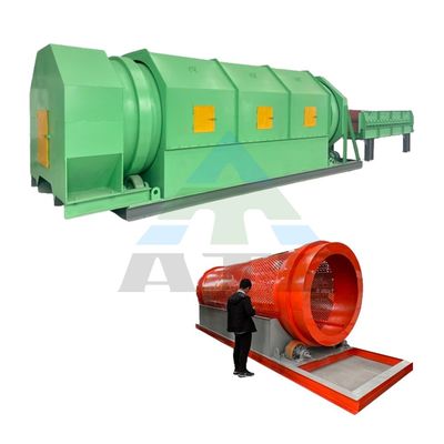 2000 kg Afvalverzamelaar Roterende trommel Wasmachine Zandscheiding