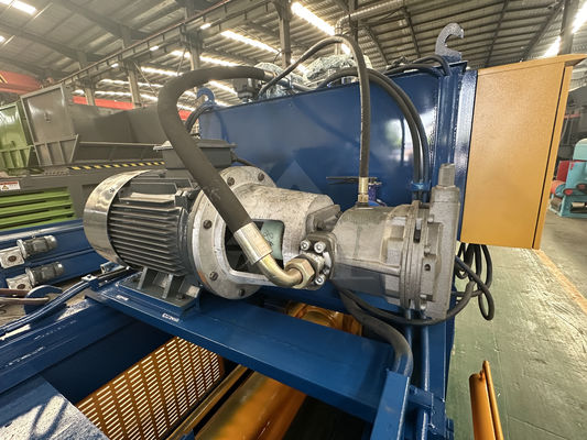Energiewinning Horizontale automatische baler voor het recyclen van plastic flessen doos schroot staal