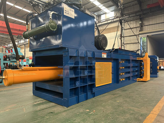 Voordelen van horizontale balermachine voor afval afval plastic blikken flessen kartonnen