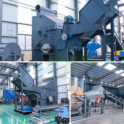 Metalen recyclingapparatuur voor roestvrij staal schroot hamermolenbreker voor autocarrosserie blikken