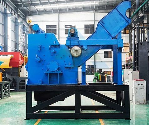 Metalen recyclingapparatuur voor roestvrij staal schroot hamermolenbreker voor autocarrosserie blikken