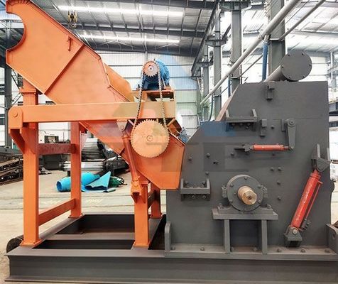 Metalen recyclingapparatuur voor roestvrij staal schroot hamermolenbreker voor autocarrosserie blikken