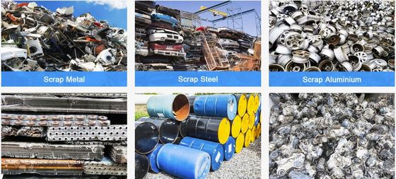 Automatische metaalbreker voor het recyclen van auto's en fietsen
