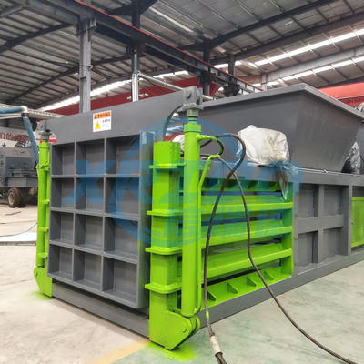 Afvalverwerkende baler horizontale persmachine voor het balen van plastic metalen en papieren zakken