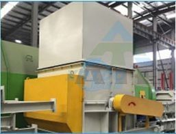 Plastic woven bag opener voor bouwmaterialen winkels na onderhoud op het terrein