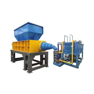 Drum shredder voor plastic klonters buizen films zakken profiel ijzer schroot metaalafval radiator