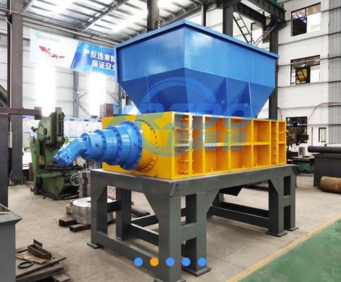 Drum shredder voor plastic klonters buizen films zakken profiel ijzer schroot metaalafval radiator