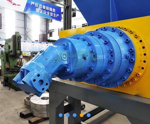 Drum shredder voor plastic klonters buizen films zakken profiel ijzer schroot metaalafval radiator