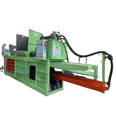 Hydraulisch aangedreven automatische balermachine voor de levering van karton, kunststof en metaalafval