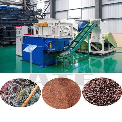 3000L/H koperen- en aluminiumseparator voor het versnipperen en recyclen van metaal