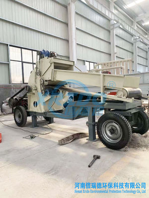 Bouwmaterialen winkels Dubbele schacht shredder machine voor het breken en slijpen van hout