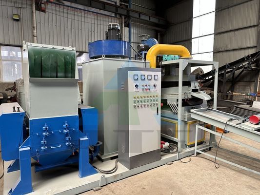 Metalen schrootverdelgende machine voor het recyclen van koperdraad