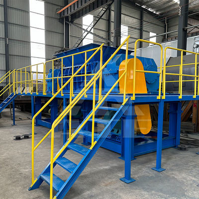 Dubbele schacht metalen versnippermachine voor aangepaste recycling in verschillende industrieën