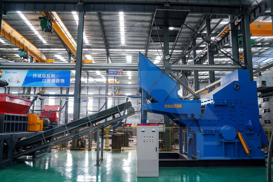 Schroot metaalbreker plant staaldraad recycling machine met en 200-2200mm Input Size