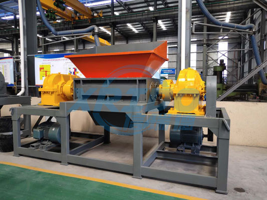 Mini-papierbreker Machine Shredder 1500L/H Capaciteit voor Rubber Crushed Plastic Scrap
