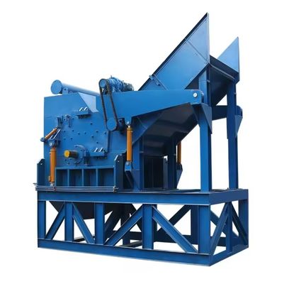 55kW Dubbele schacht Rubberband Afval Plastic PVC PET Flessen Metalen Rubber Plastic Pellet Wall Shredder Machine