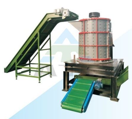 Lijn voor het vermalen en sorteren van radiatorafval met een gewicht van 2000 kg