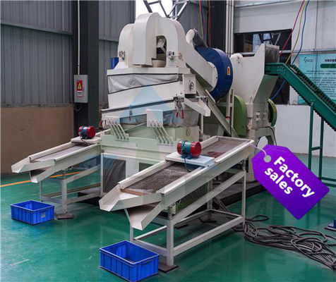 Afzonderlijke automatische afvalkabel Granulator Uitvoergroottes 3 cm